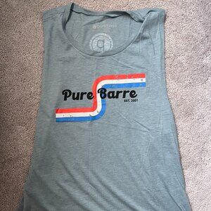 NWOT Pure Barre Red White Blue Tank Top Medium